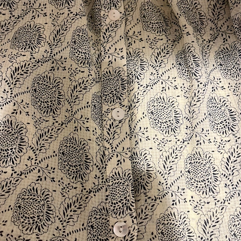 Ba&Sh Patterned Button-Down Blouse - image 3